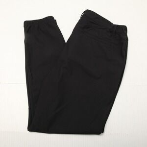 CUTS Pants Mens XL Black Chino Stretch Elastic Waist AO Jogger Tapered Leg